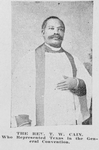 The Rev. T.W. Cain.