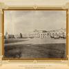 Verkhnie riady pered ikh zakrytiem v 1886 g. Fasad na Krasnoi Ploshchadi.