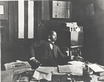 W. E. B. Dubois in the office of The Crisis