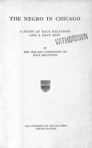 The Negro in Chicago