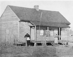 Typical plantation homes in the south of migrants to Chicago