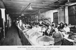Negro girls and women employed in a lamp-shade factory