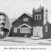 Reverend McDavid and his Los Angeles Church.