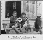 Two "students" at Mansura, La.; They intend to become ministers.