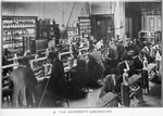 The university laboratory.