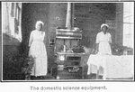 County training school, Pickens County, Ala.; The domestic science equipment.