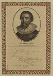 Robert [Robert Bruce] Cotton.