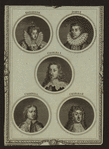 Elizabeth. James I. Charles I. Cromwell. Charles II.