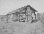 Evolution of the Negro home; Slave - cabins, Southern United States [loaned by Southern Workman]