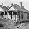 Evolution of the Negro home; Negro city tenements, Atlanta, better class.