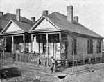 Evolution of the Negro home; Negro city tenements, Atlanta, better class.