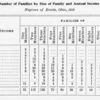 Number of families by size of family and annual income; Negroes of Xenia, Ohio, 1903.