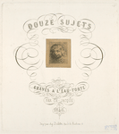 Tête de Breton (mounted on etched title page : Douze sujets gravées à l'eau forte).