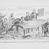 A Little Game of Bagatelle; Between Old Abe the Rail Splitter and Little Mac the Gunboat General.