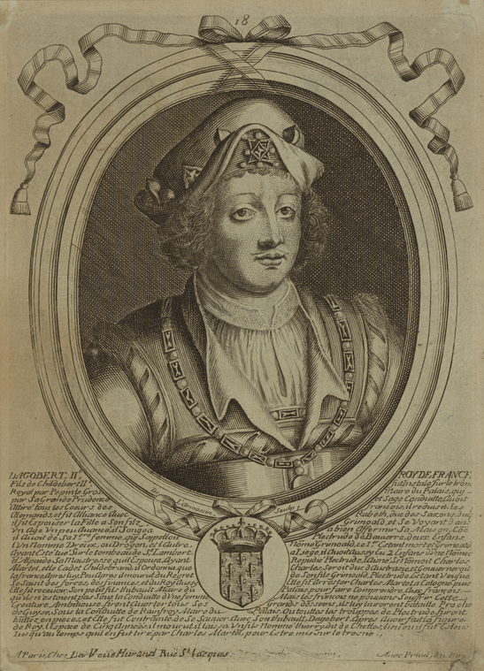 Dagobert II, king of the Franks. - NYPL Digital Collections