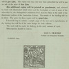 Dante, misc.- Works [Folder II].