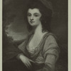 Mrs. Davies, painted by George Romney. (Timothy Cole's engravings of old English masters.)