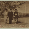 ... Ambassador Debuchi with Mme. Debuchi and their daughter walking along the Tidal Basin of the Potomac where the cherry trees are now in blossom.