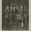 Baron De Kalb introducing Lafayette to Silas Deane