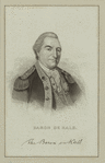 Baron De Kalb. The Baron de Kalb [facsimile signature]