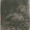 Paysage, effet d'orage.