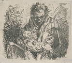 [La mort bercant un enfant.]