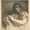 Joueur de guitar, d'après Ribera.