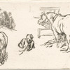 Essais de pointe sèche.