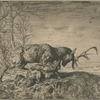 Cerf, d'après Barye.