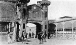 Entrance to the "closed" market.