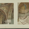 Mozaika na svodakh i arkakh paperti  Venetsianskago sobora sv. Marka.- Episkopskoe sedalishche v abside khrama VII v. v Torchello
