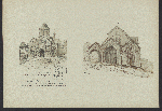 Episkopskaia tserkov' v starom Manglise, 1020 g.- Vneshnii vid Akhtalaskago khrama, v Gruzii, XII v.