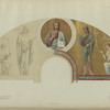 Stennaia zhivopis' v pravoslavnoi tserkvi v Baden-Badene, ispolnennaia v 1882-1883 g. Verkhniaia chast' rospisi altarnoi absidy