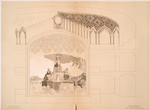 Portal stseny pri opushchenom zanavese
