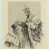 Ego Imperatorskoe Velichestvo Gosudar' Imperator Nikolai Aleksandrovich , vozlagaiushchii koronu na glavu Eia Imperatorskago Velichestva Gosudaryni Imperatritsy Aleksandry Feodorovny