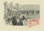 Podnesenie vo vremia torzhestvennoi trapezy v Granovitoi palate medalei i zhetonov, vybitykh po sluchaiu Sv. Koronovaniia 1896 goda
