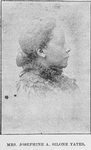Mrs. Josephine A. Silone Yates. Scientist, Educator, Writer, known as Mrs. R.K. Potter.