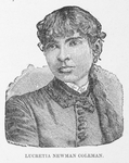 Lucretia Newman Coleman. Writer.