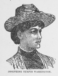 Josephine Turpin Washington; Educator and writer.