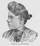 Miss A.E. McEwen. Essayist and Editor.