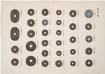 An illustration of old Japanese coins
