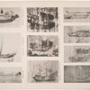 Variety of old Japanese ships