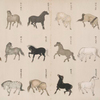 An illustration of horses