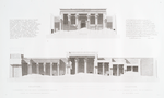 Kalapsche. A. Durchschnitt nach der Breite, B. Durchschnitt nach der Laenge der freistehenden Monuments. = Calapsché. A. Coupe sur la largeur, B. coupe sur la longueur du monument isolé.