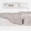 Danduhr, Durchschnitt nach der Laenge und seiten-Ansicht. = Dandour, façade latérale et coupe longitudinale du monumnet.