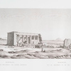 Maharaga [Maharraqa]. Ansicht des Monuments und seiner Umgebung. = Maharaga [Maharraqa]. Vue du monument et de ses environs.