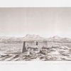 Ansicht des Monuments zu Essabua [el-Sebua]. = Vue du monument à Essaboua.