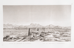 Ansicht des Monuments zu Essabua [el-Sebua]. = Vue du monument à Essaboua.
