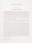 Inscriptions. Avertissement.