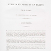 Inscriptions copièes en Nubie et en Égypte. Par F. C. Gau, et commentèes par B. G. Niebuhr. Avant-propos.